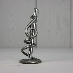 Treble Clef  Design Pen Holder - Christmas - Anniversary - Birthday - Blacksmith Hand Forged