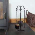 Shepherds crook fireside companion set