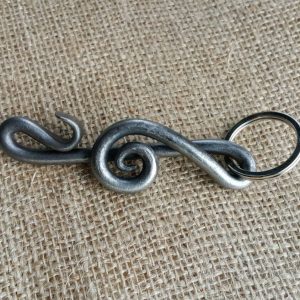 Key Ring - Treble Clef Bottle opener - Blacksmith Hand Forged